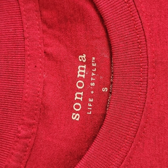 men's Sonoma red tee American small - Picture 3 of 5